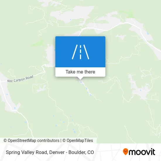 Spring Valley Road map