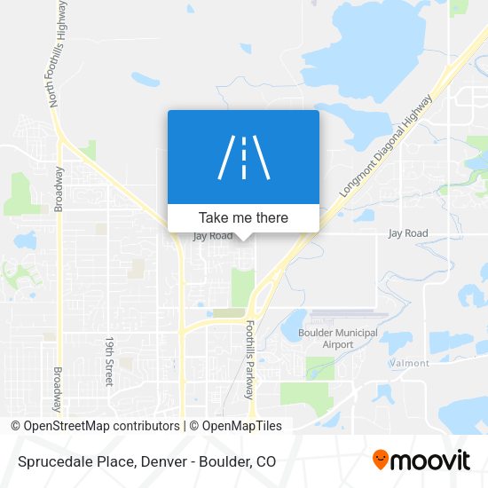 Sprucedale Place map