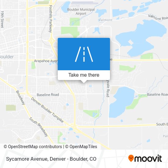 Sycamore Avenue map