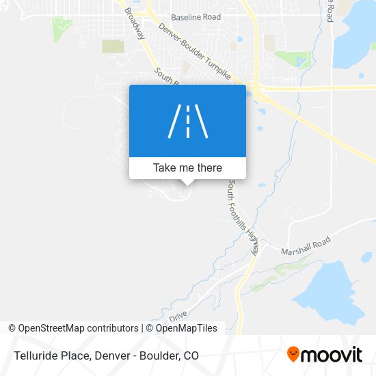 Telluride Place map