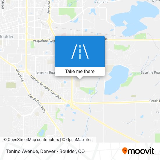 Tenino Avenue map