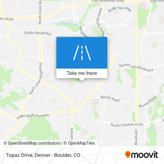 Mapa de Topaz Drive