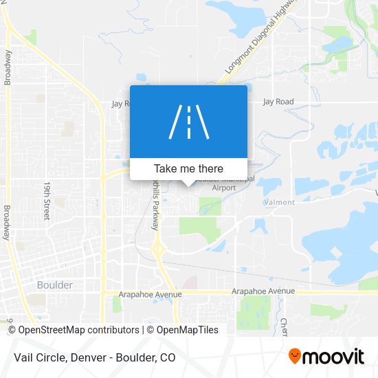 Mapa de Vail Circle