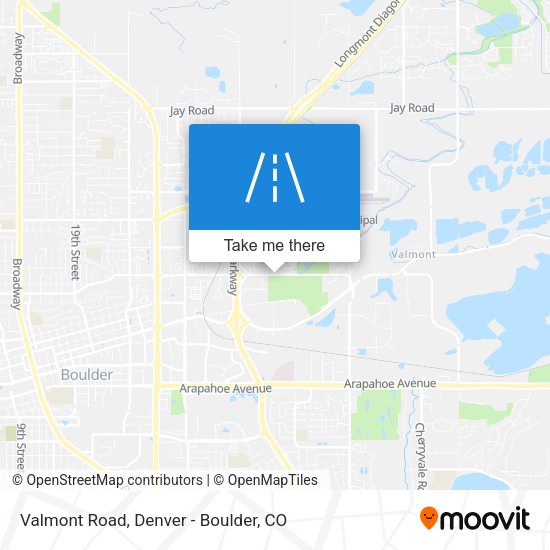 Mapa de Valmont Road