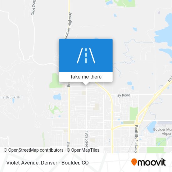 Mapa de Violet Avenue