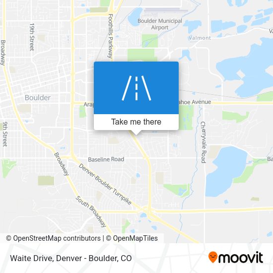 Mapa de Waite Drive
