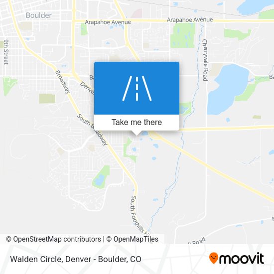 Walden Circle map