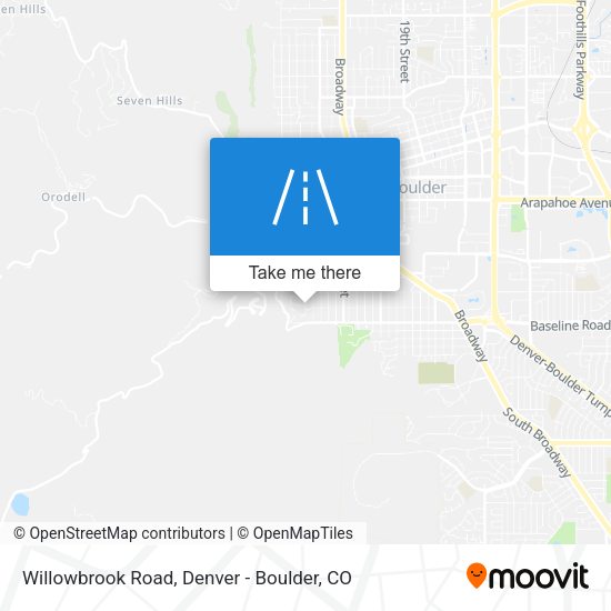 Willowbrook Road map