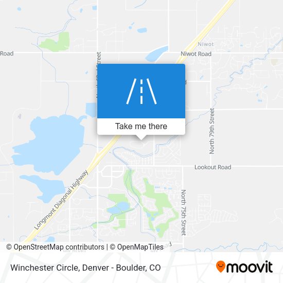Winchester Circle map