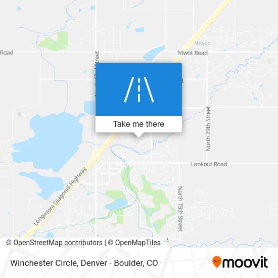 Winchester Circle map