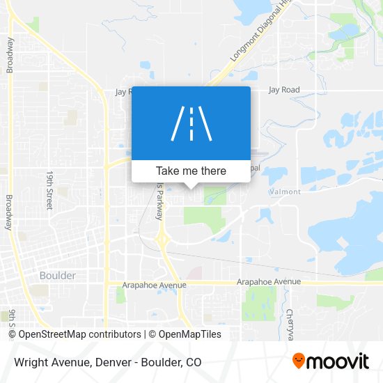 Wright Avenue map