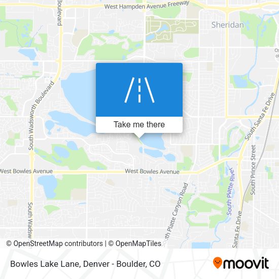 Bowles Lake Lane map