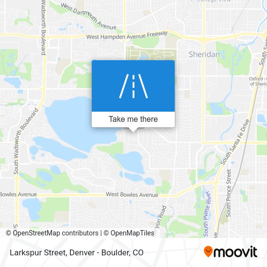 Mapa de Larkspur Street
