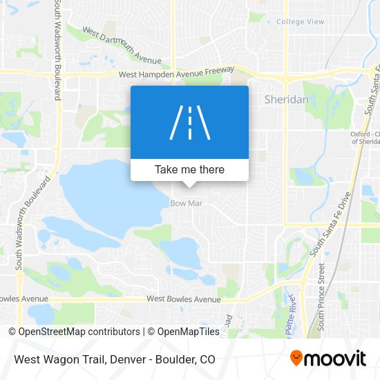 Mapa de West Wagon Trail