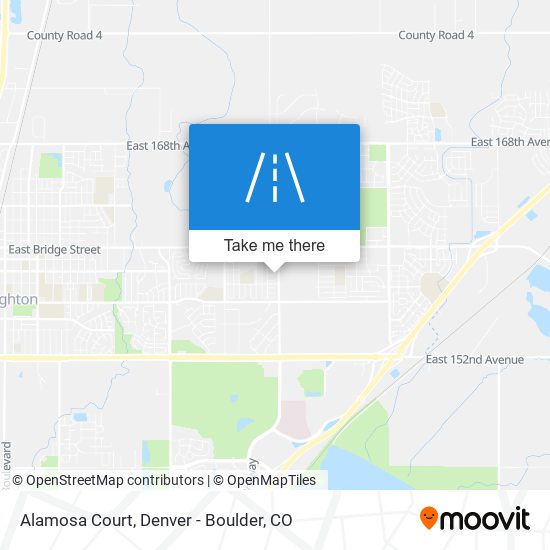 Alamosa Court map