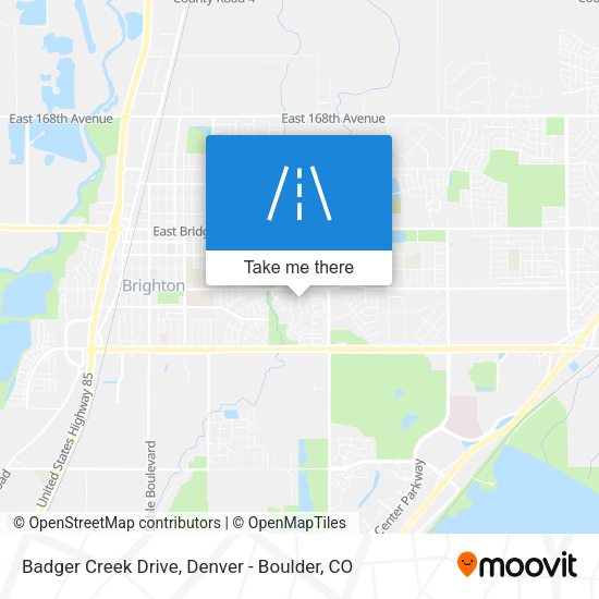 Badger Creek Drive map