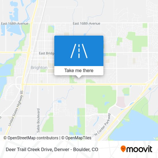 Deer Trail Creek Drive map