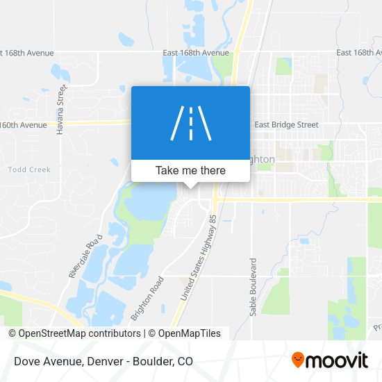 Mapa de Dove Avenue