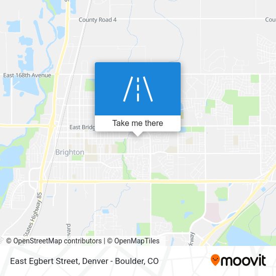 East Egbert Street map