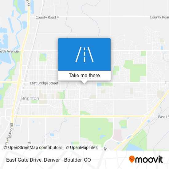 East Gate Drive map