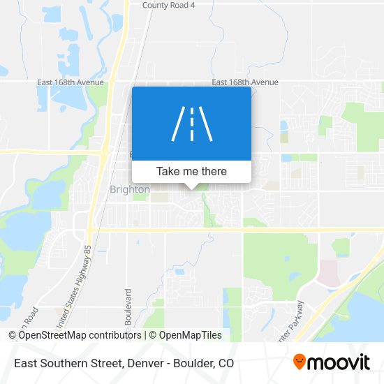 East Southern Street map