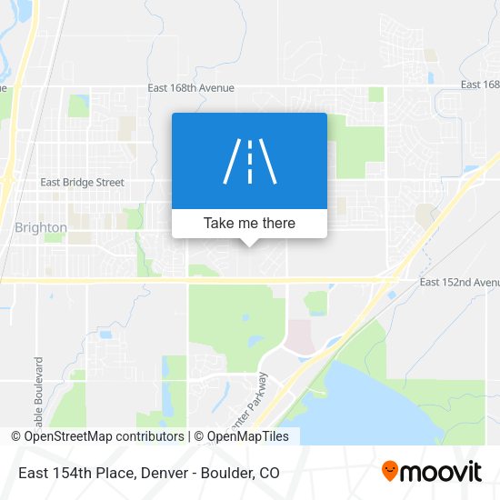 East 154th Place map