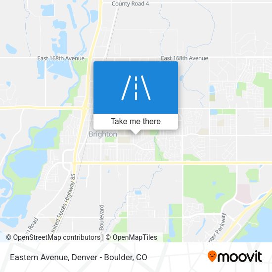Mapa de Eastern Avenue