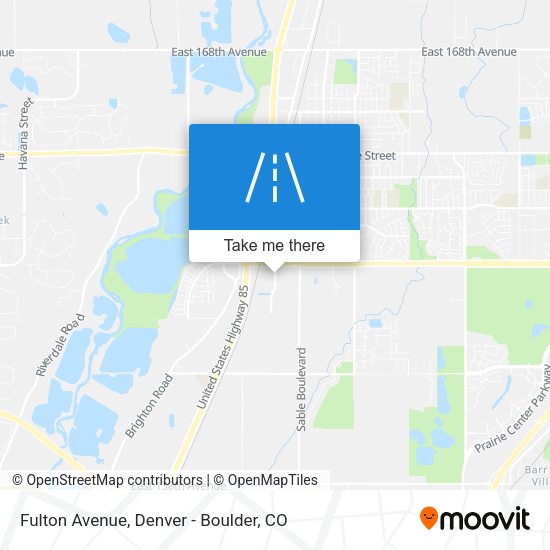 Fulton Avenue map