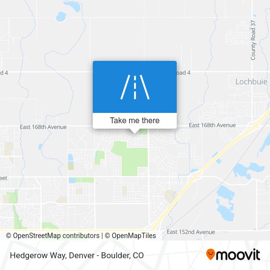 Mapa de Hedgerow Way