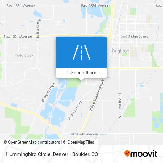 Hummingbird Circle map