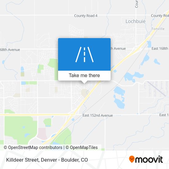 Killdeer Street map