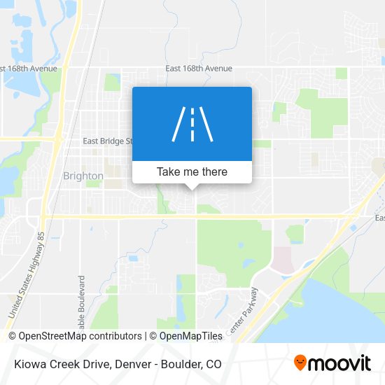 Kiowa Creek Drive map