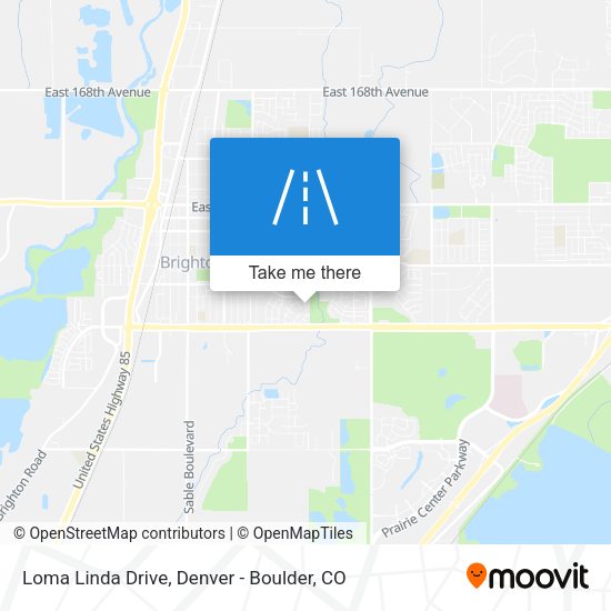 Loma Linda Drive map