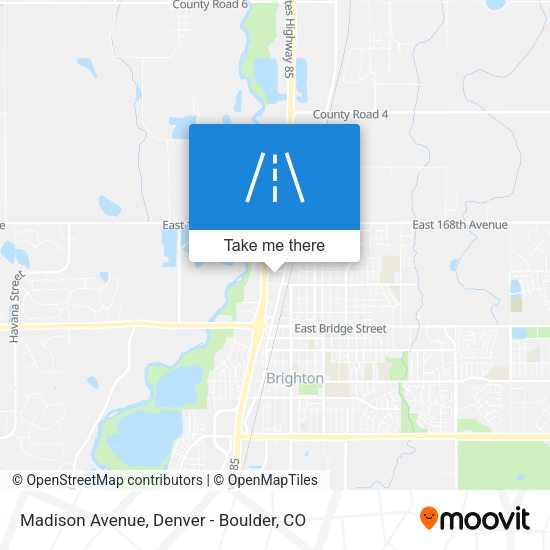Madison Avenue map