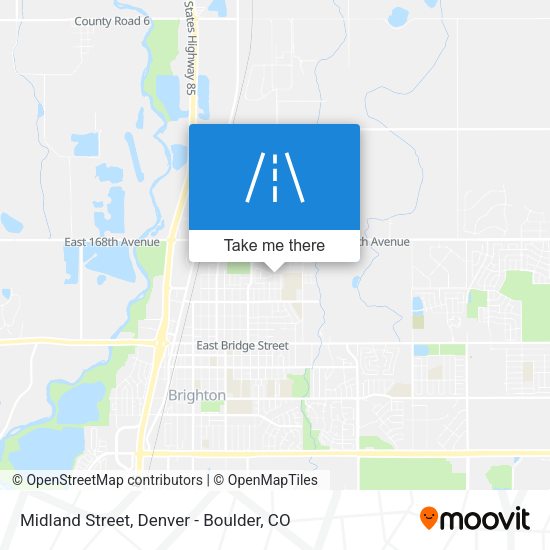 Mapa de Midland Street