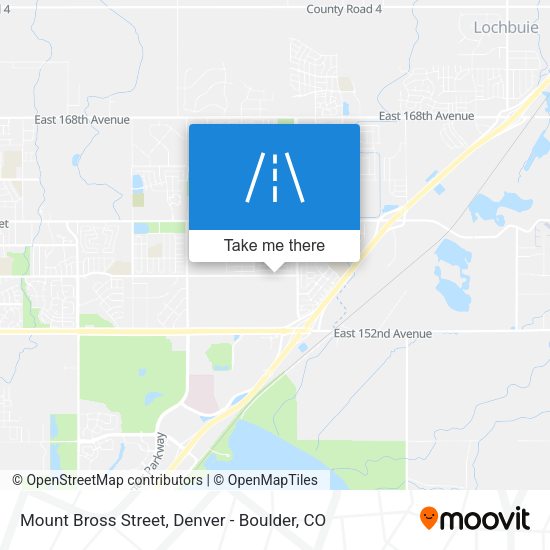 Mapa de Mount Bross Street