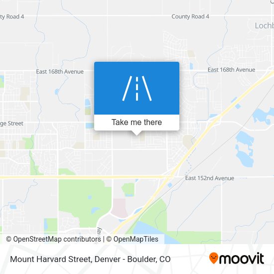 Mapa de Mount Harvard Street