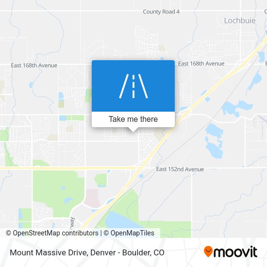 Mount Massive Drive map