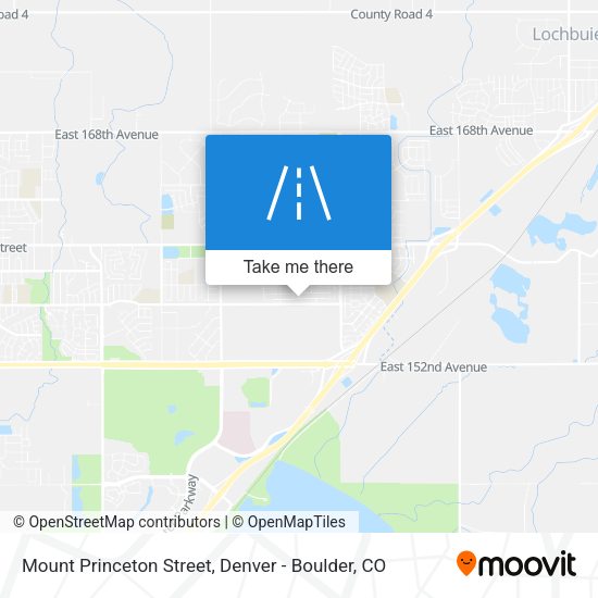 Mapa de Mount Princeton Street