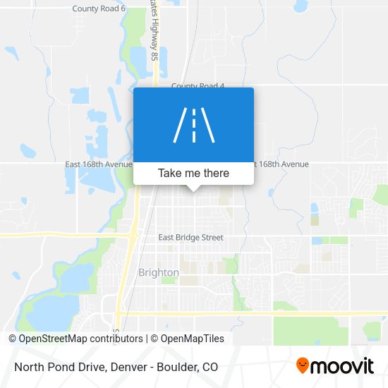 Mapa de North Pond Drive