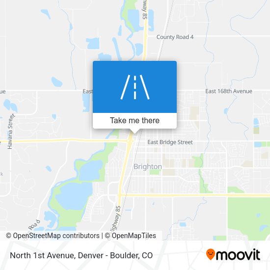 Mapa de North 1st Avenue