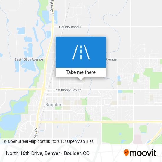 North 16th Drive map