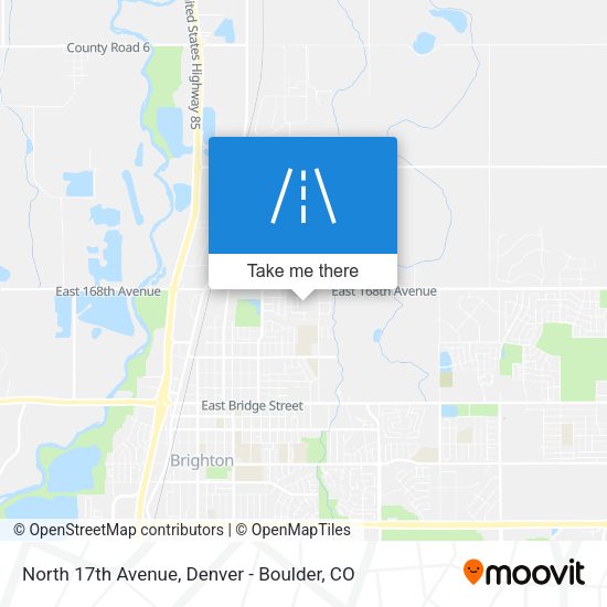 Mapa de North 17th Avenue