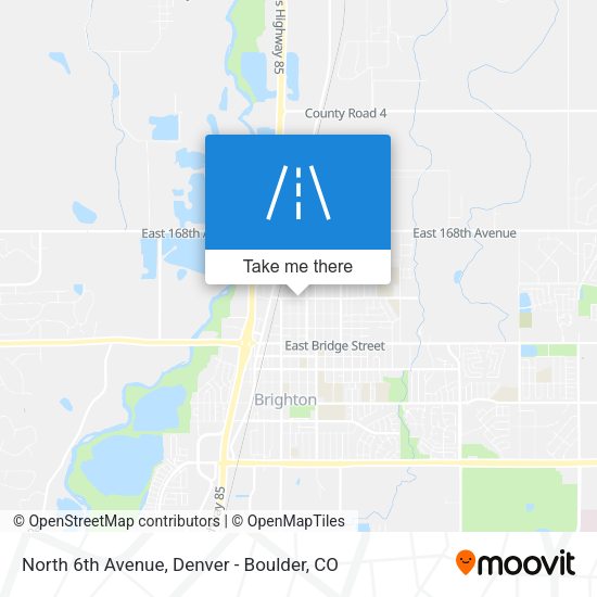 North 6th Avenue map
