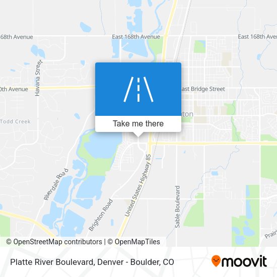 Platte River Boulevard map
