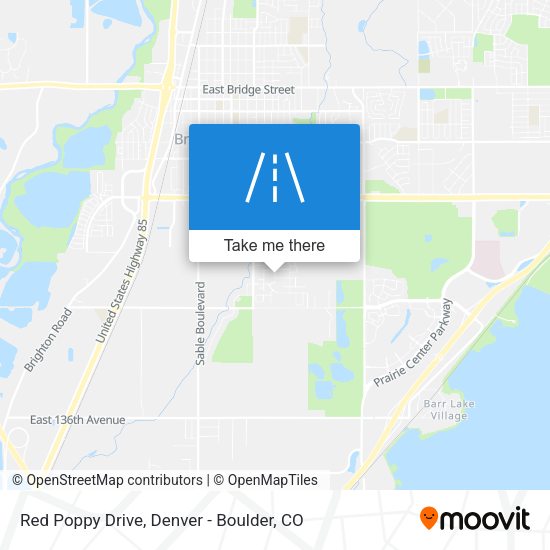 Red Poppy Drive map