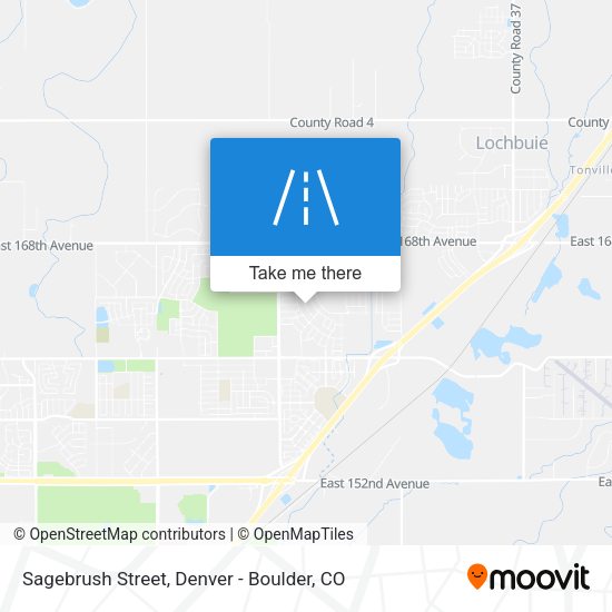 Sagebrush Street map