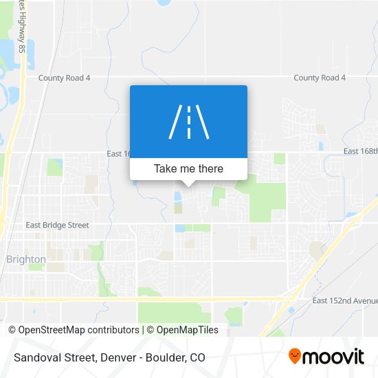 Mapa de Sandoval Street