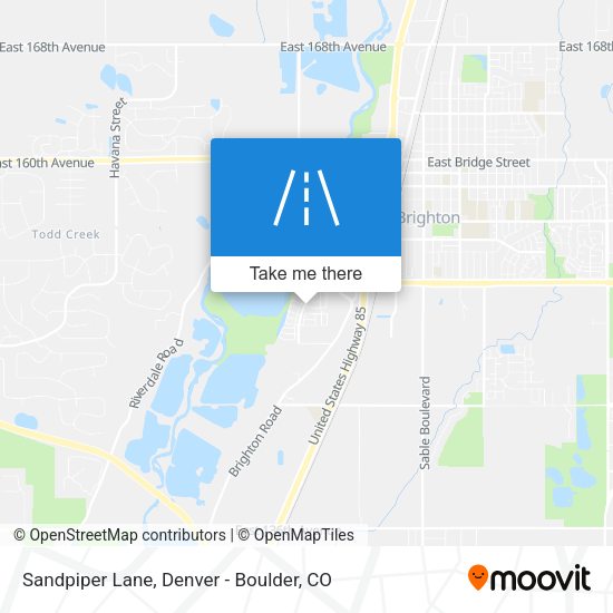 Sandpiper Lane map