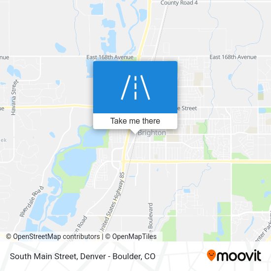 Mapa de South Main Street